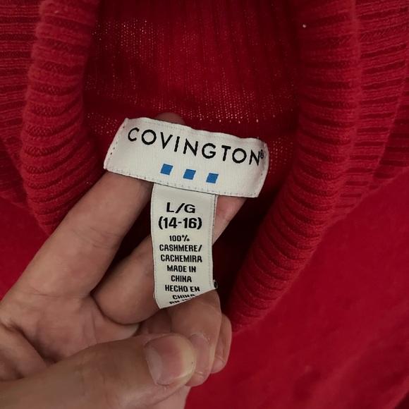 The French girl red cashmere turtleneck - Picture 3 of 3